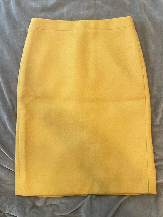 J. Crew Dresses & Skirts - J. Crew Mustard Yellow Pencil Skirt